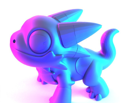 3D Printing Toy DragonBit toy 3D Модель