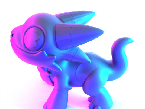 3D Printing Toy DragonBit toy 3D Модель