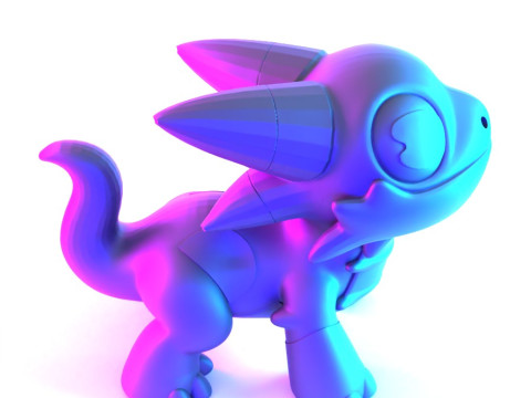 3D Printing Toy DragonBit toy 3D Модель