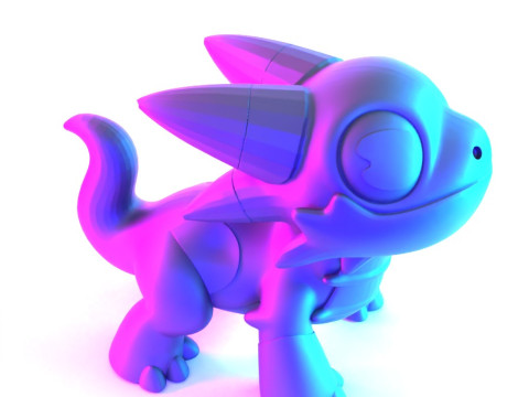 3D Printing Toy DragonBit toy 3D Модель