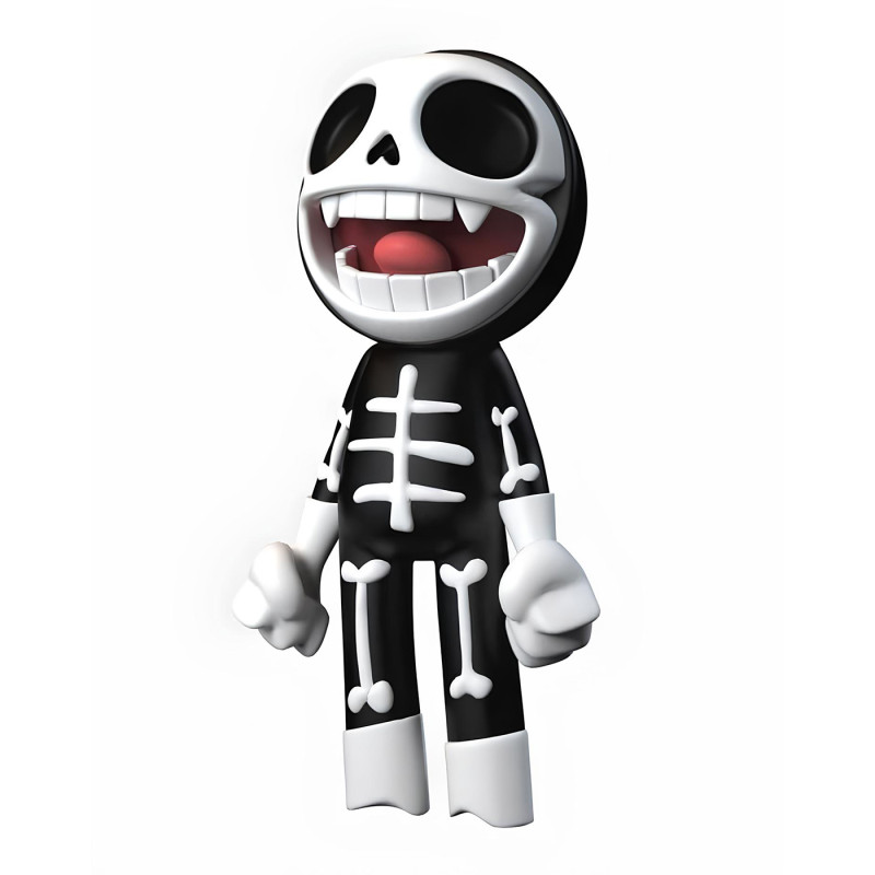 3D Printing Chibi Skull toy 3D Model .c4d .max .obj .3ds .fbx .stl .blend 