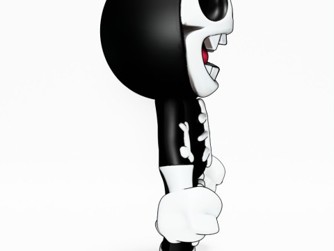 3D Printing Chibi Skull toy 3D Model
