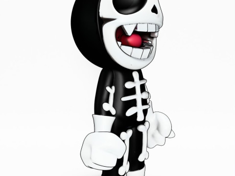 3D Printing Chibi Skull toy 3D Model