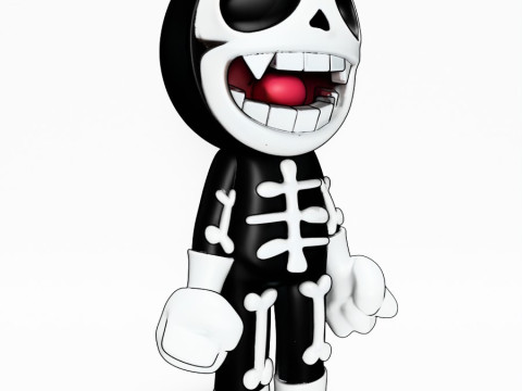 3D Printing Chibi Skull toy 3D Model