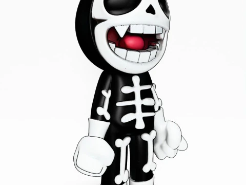 3D Printing Chibi Skull toy 3D Model