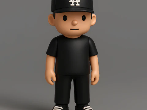 Giocattolo Basic Boy LA con stampa 3D Modello 3D