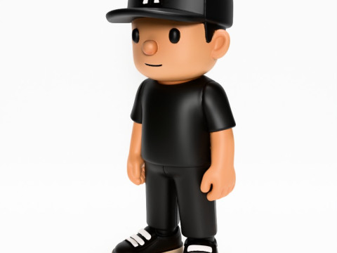 3D Printing Basic Boy LA toy 3Dモデル