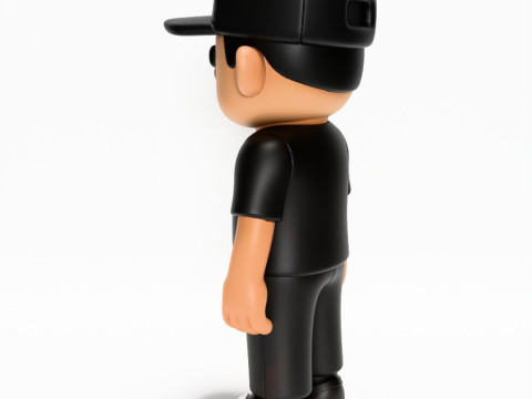 3D Printing Basic Boy LA toy 3Dモデル