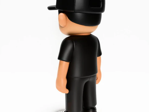 3D Printing Basic Boy LA toy 3D Model