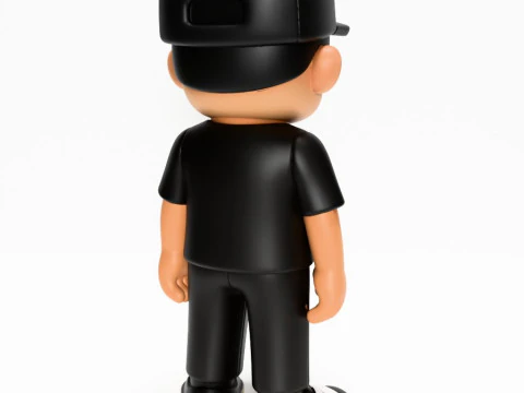 3D Printing Basic Boy LA toy 3D Model
