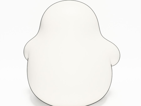 3D Printing Cutie Donut Ghost toy 3D Model