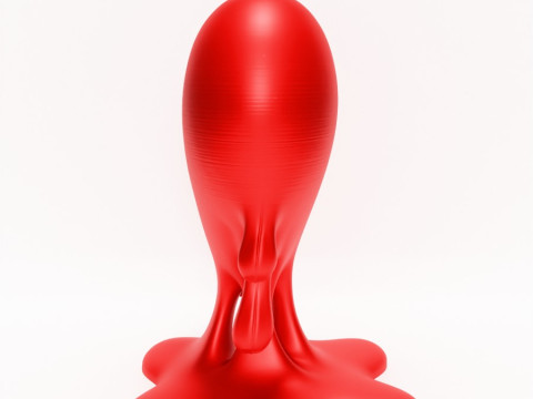 3D Printing Drip Heart toy 3D मॉडल