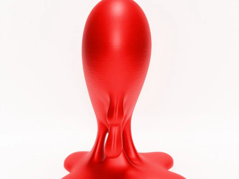 3D Printing Drip Heart toy 3D Model