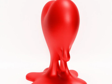 3D Printing Drip Heart toy 3D Model
