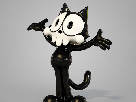 3D Printing Felix the Cat toy 3D Модель