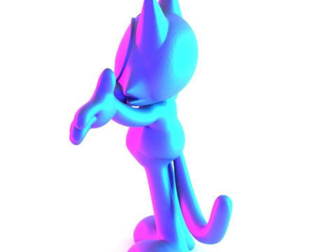 3D Printing Felix the Cat toy 3D Model