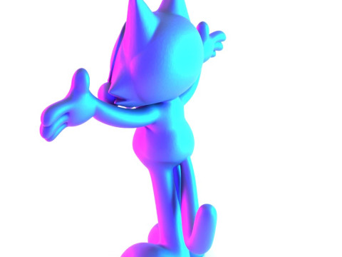 3D Printing Felix the Cat toy 3D Model