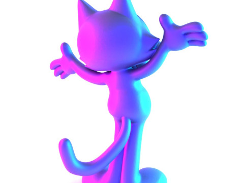 3D Printing Felix the Cat toy 3D Model