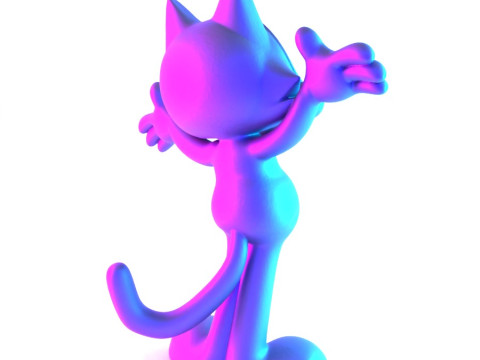 3D Printing Felix the Cat toy 3D Model