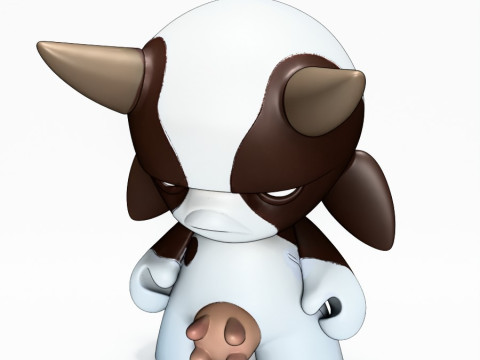 3D Printing Grump Cow toy 3D Модель