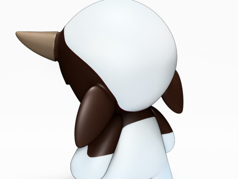 3D Printing Grump Cow toy 3D Модель