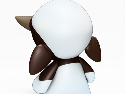 3D Printing Grump Cow toy 3D Модель