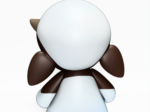 3D Printing Grump Cow toy 3D Модель