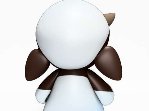 3D Printing Grump Cow toy 3D Модель