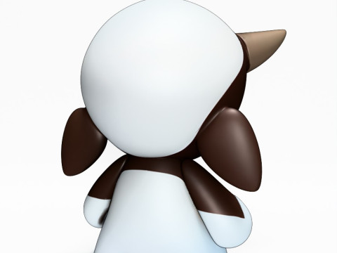 3D Printing Grump Cow toy 3D Модель