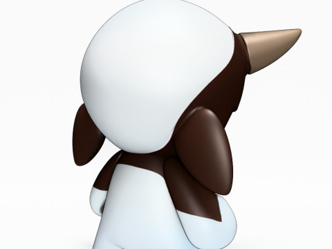 3D Printing Grump Cow toy 3D Модель