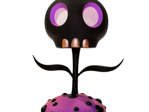 3डी प्रिंटिंग खोपड़ी फूल खिलौना 3D मॉडल