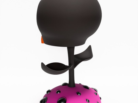 3D Printing Skull Flower toy 3D Model