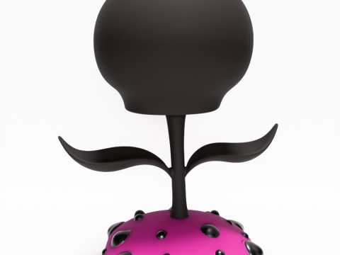 3D Printing Skull Flower toy 3D Model