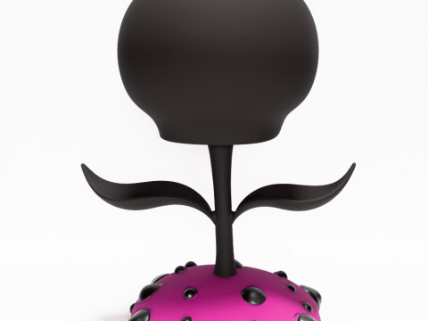 3D Printing Skull Flower toy 3D Model