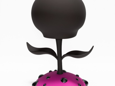 3D Printing Skull Flower toy 3D Model