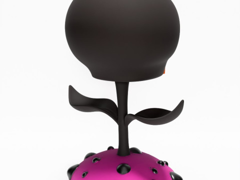 3D Printing Skull Flower toy 3D Model