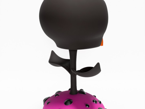 3D Printing Skull Flower toy 3D Model