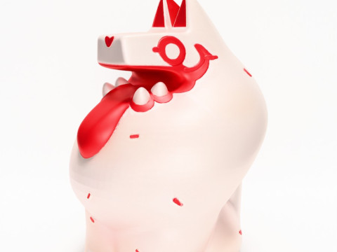 3D Printing Minimalist Dog toy 3D Модель