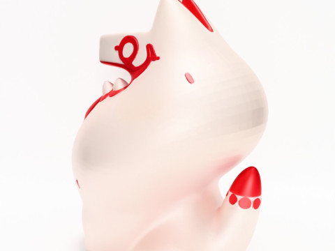 3D Printing Minimalist Dog toy 3D Модель