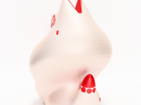 3D Printing Minimalist Dog toy 3D Модель