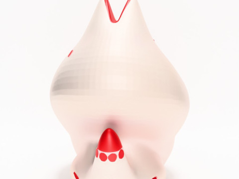 3D Printing Minimalist Dog toy 3D Модель