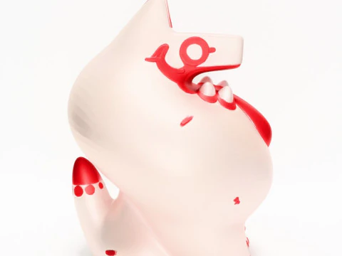 3D Printing Minimalist Dog toy 3D Model