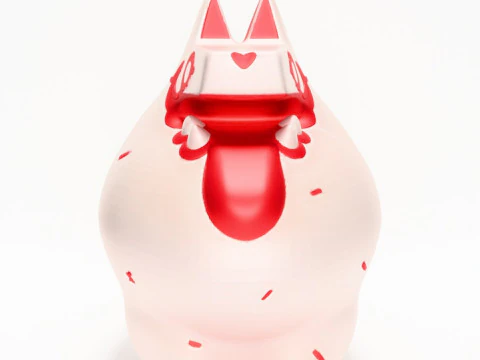 3D Printing Minimalist Dog toy 3D Model