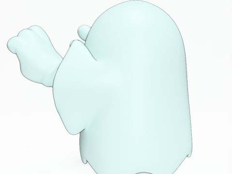 3D Printing Lil Ghosty toy 3D Model