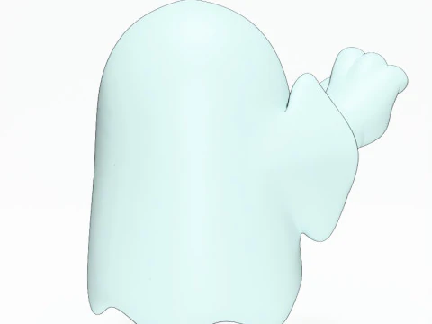 3D Printing Lil Ghosty toy 3D Model