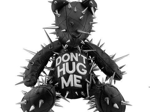3D Printing Teddy Bear Punk Dont Huge Me toy Modèle 3D