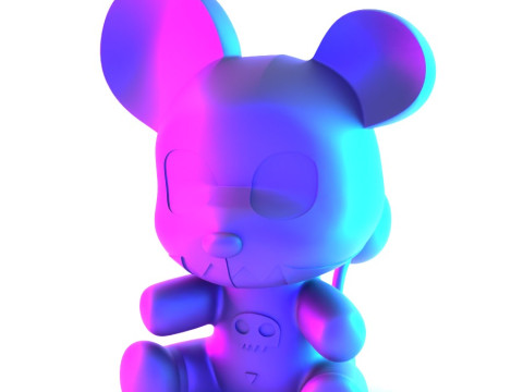 3D Printing Skully Bear toy 3D Model