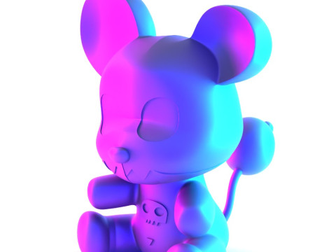 3D Printing Skully Bear toy 3D Model