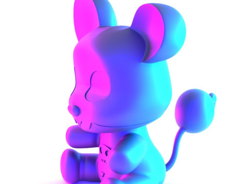 3D Printing Skully Bear toy 3D Model