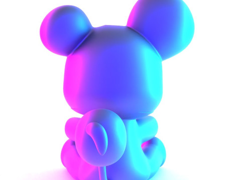 3D Printing Skully Bear toy 3D Model